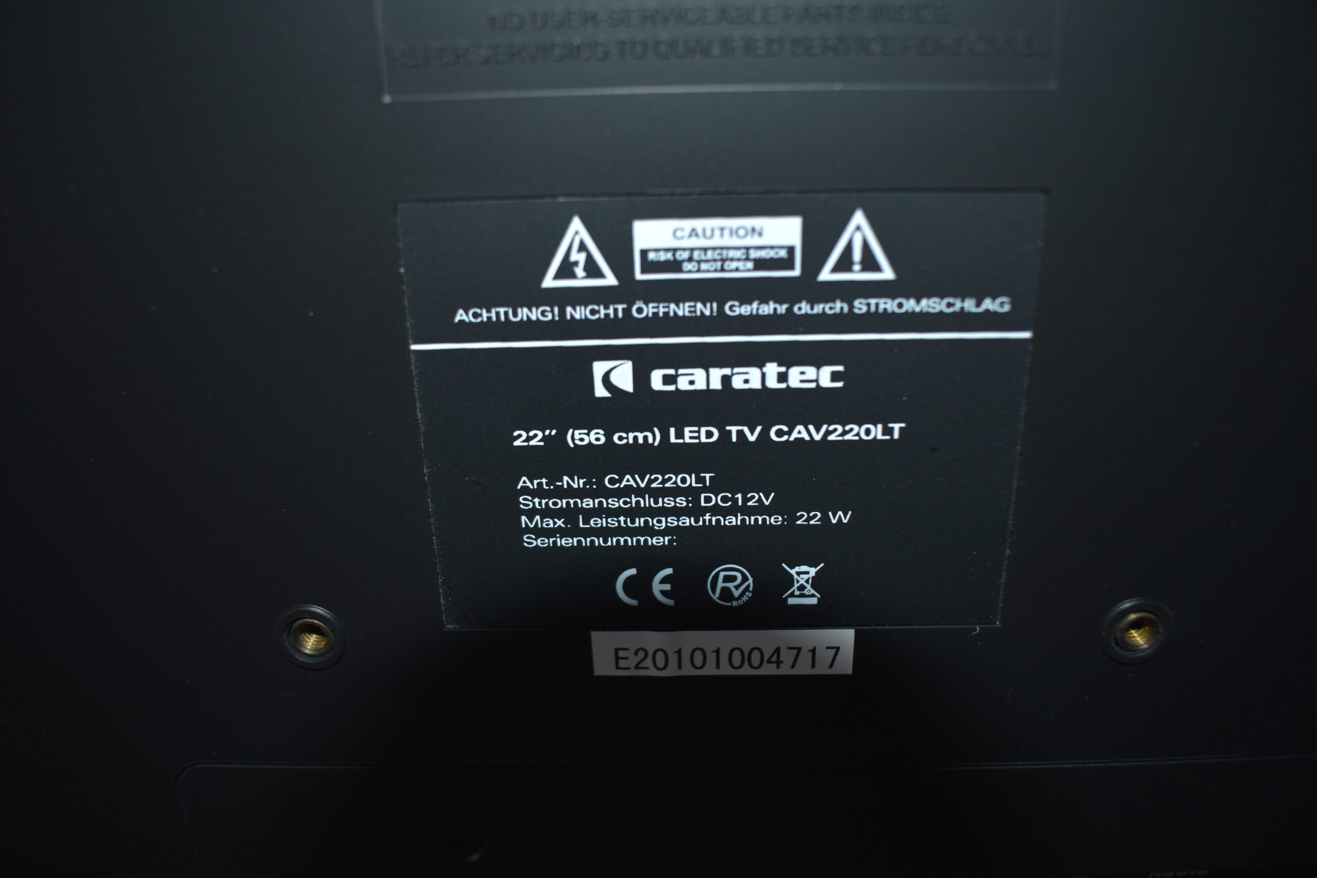 Caratec CAV220LT TV 22"