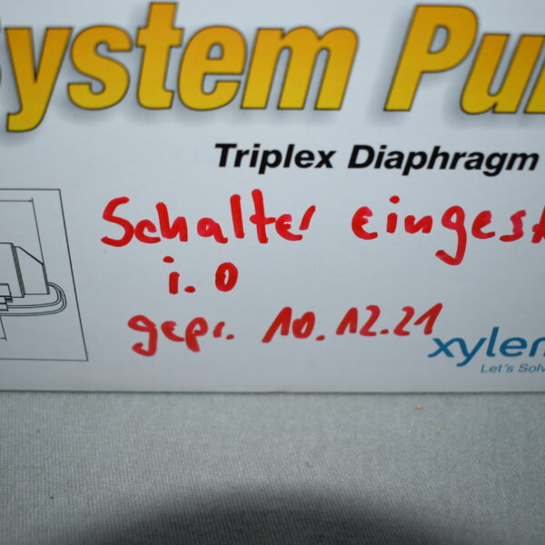 Flojet Wasserpumpe mit Adapter und Anleitung Model: R3426501