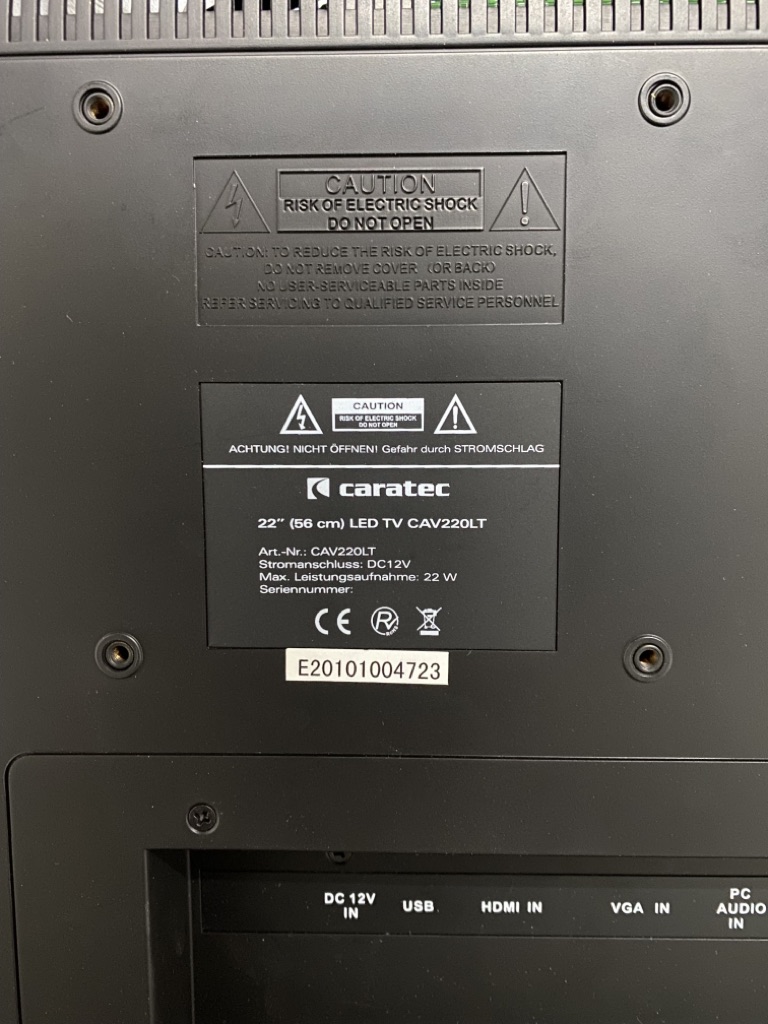 Caratec CAV220LT 22" TV – Bild 3