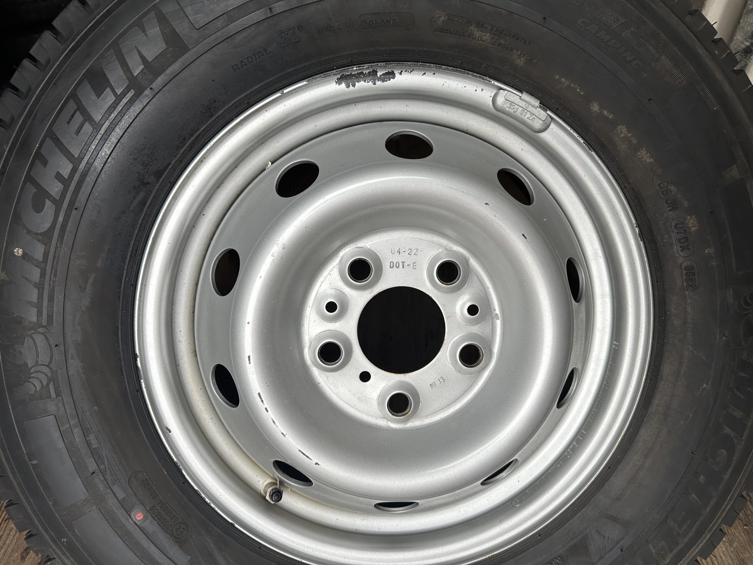 4 x Michelin Agilis Camping Komplettrad 225/75 R16 CP 116 Q M+S Allwetterreifen DOT 2022