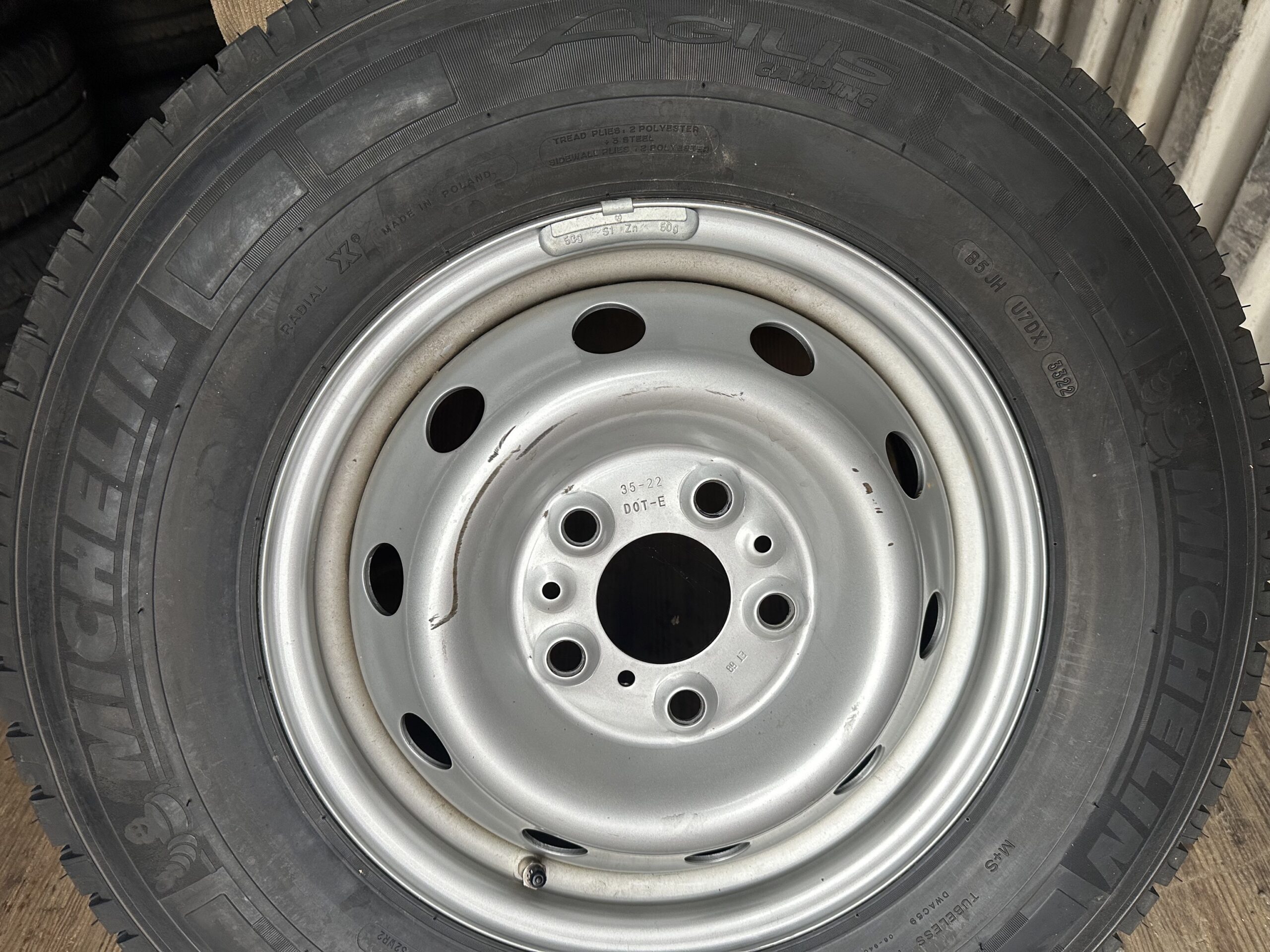4 x Michelin Agilis Camping Komplettrad 225/75 R16 CP 116 Q M+S Allwetterreifen DOT 2022