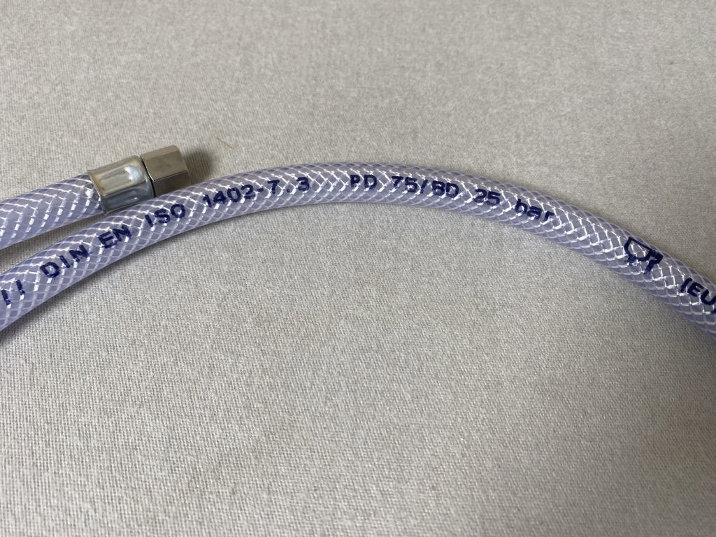 Gewebeschlauch / Heizungsentlüftungsverlängerung131cm für Wohnmobil