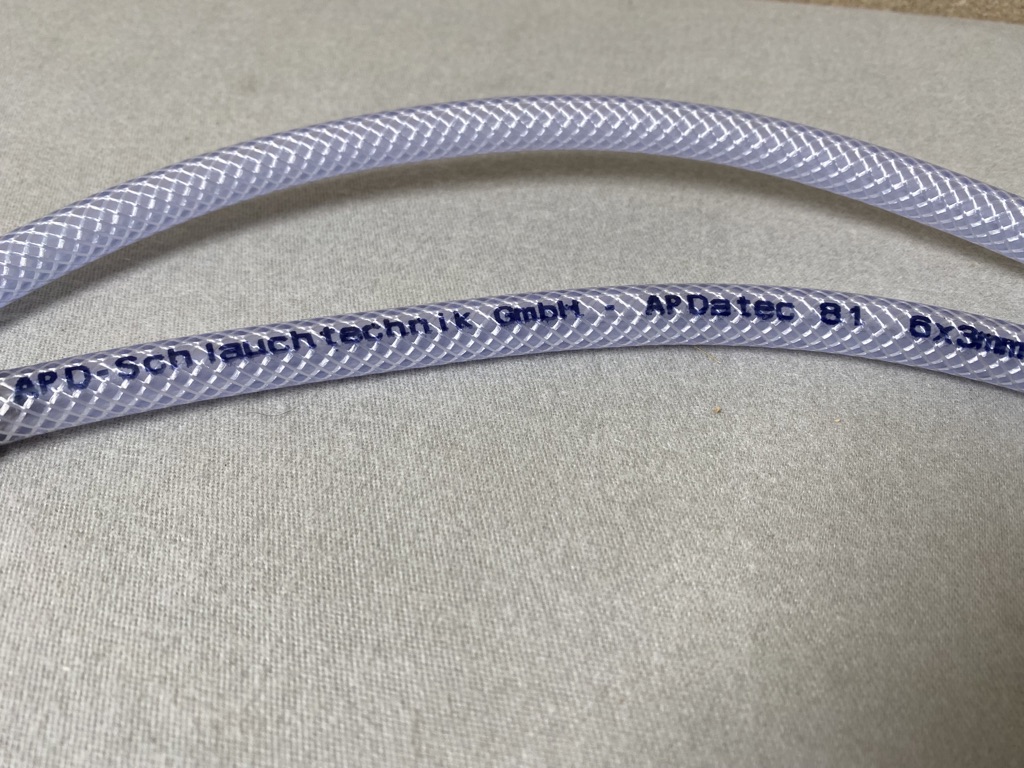 Gewebeschlauch / Heizungsentlüftungsverlängerung131cm für Wohnmobil