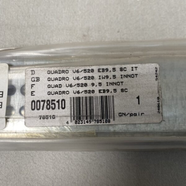 Beschlagpaar Hettich Nr. 078510 Beschlag Schiebetür Quadro V6/520