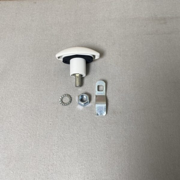 Kofferklappenschloss Klappenschloss bis 32mm weiß