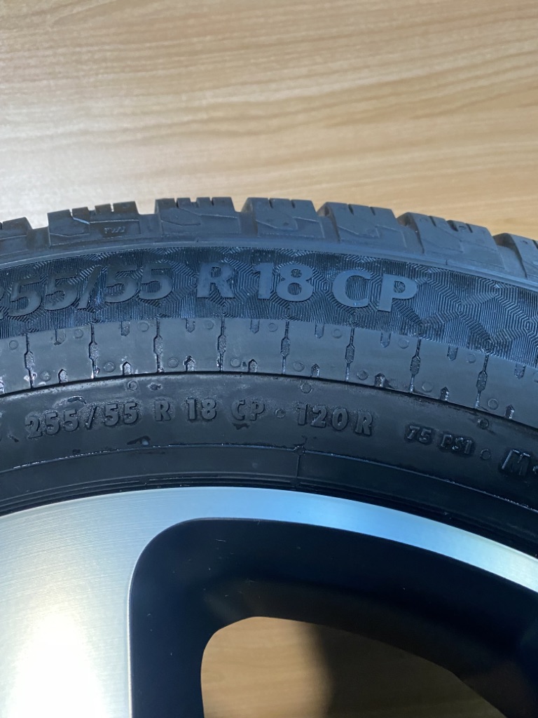 2 x Continental 255/55 R18CP M+S Reifen Komplettrad mit Alufelge Niesmann + Bischoff