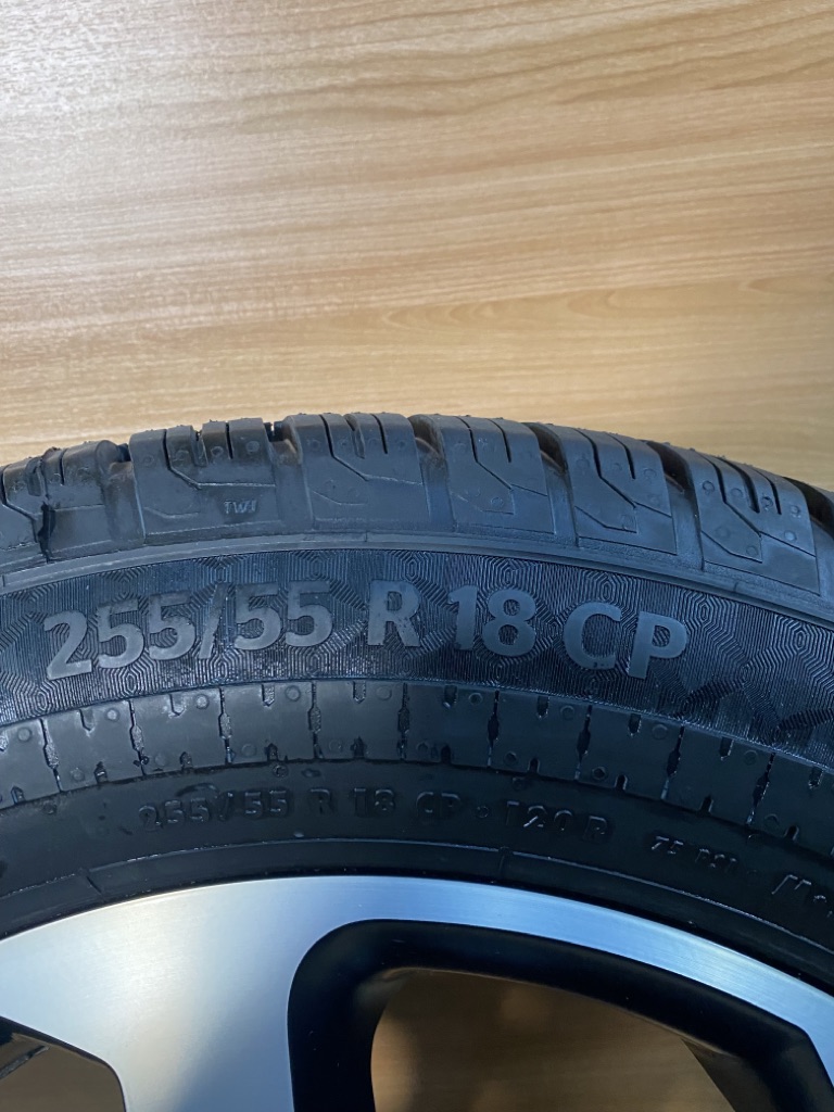 2 x Continental 255/55 R18CP M+S Reifen Komplettrad mit Alufelge Niesmann + Bischoff