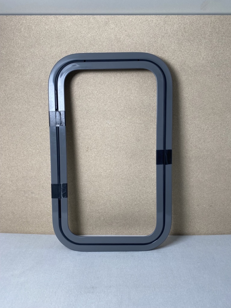 Klappenrahmen für Serviceklappe 380x640mm grau