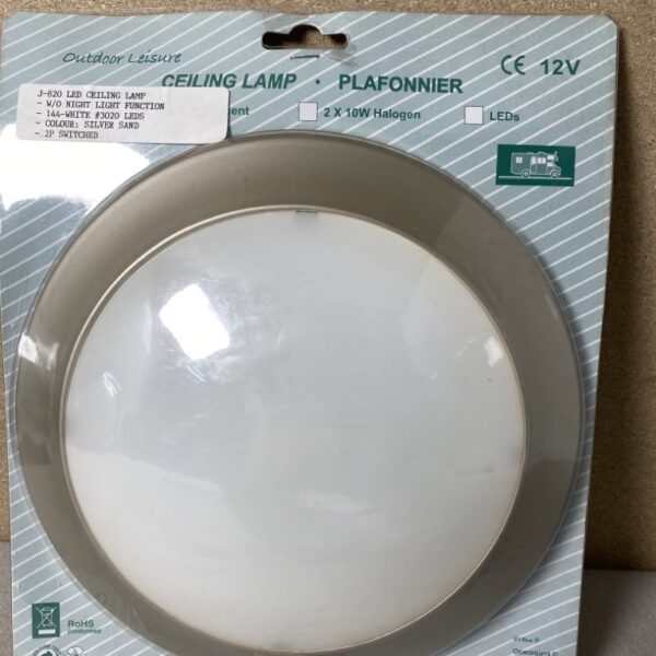 Outdoor Leisure LED Ceiling Lampe silber / Sand