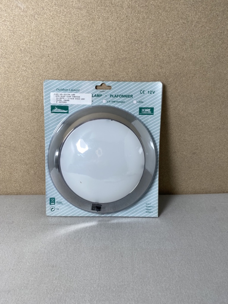 Outdoor Leisure LED Ceiling Lampe chrome