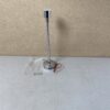 Schwanenhalslampe / Leselampe LED mit USB-Anschluss 18cm Chrome 12 V