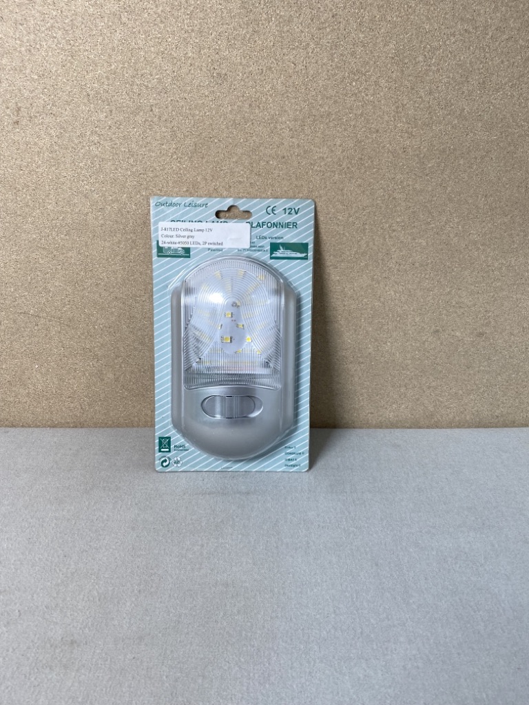 Outdoor Leisure LED Ceiling Lamp 12V Silber / grau