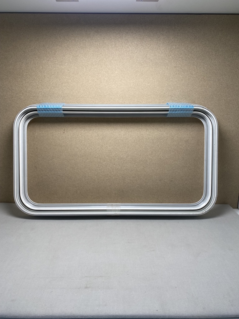 Klappenrahmen für Serviceklappe 430x800mm RAL 9010 Alu pulverbeschichtet