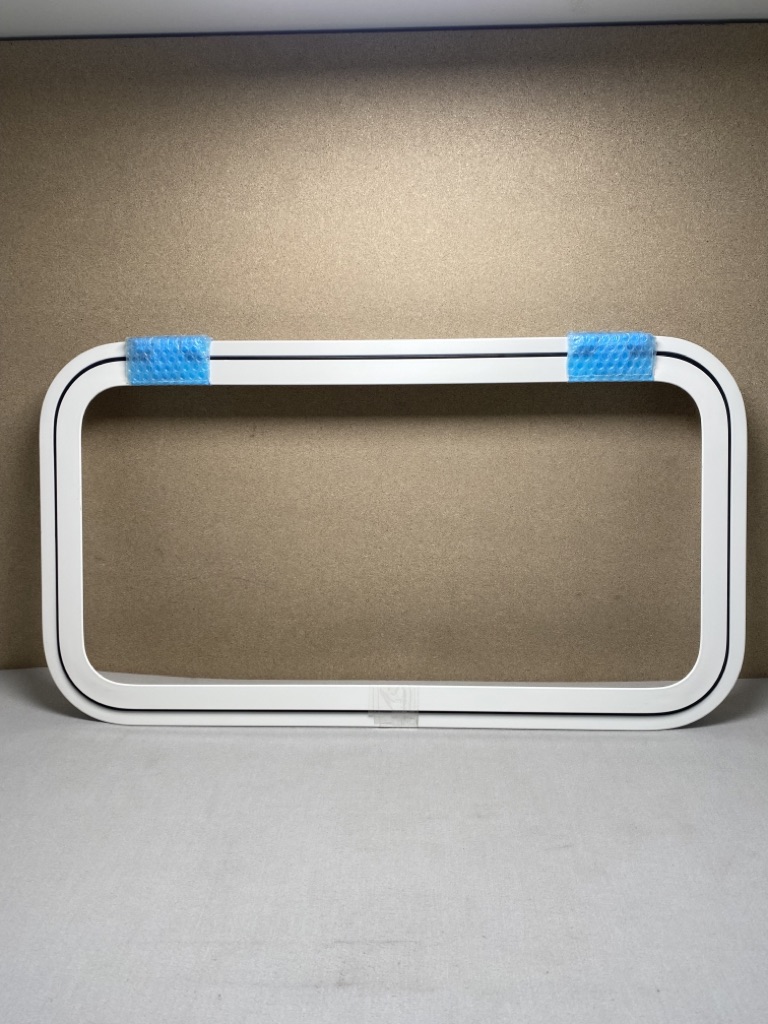 Klappenrahmen für Serviceklappe 430x800mm RAL 9010 Alu pulverbeschichtet