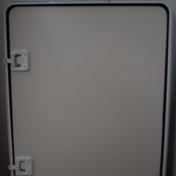 Serviceklappe weiß, 950 x 1200 mm,  RAL 9010 Alu pulverbeschichtet