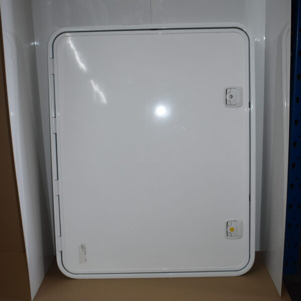 Serviceklappe weiß, 950 x 1200 mm,  RAL 9010 Alu pulverbeschichtet