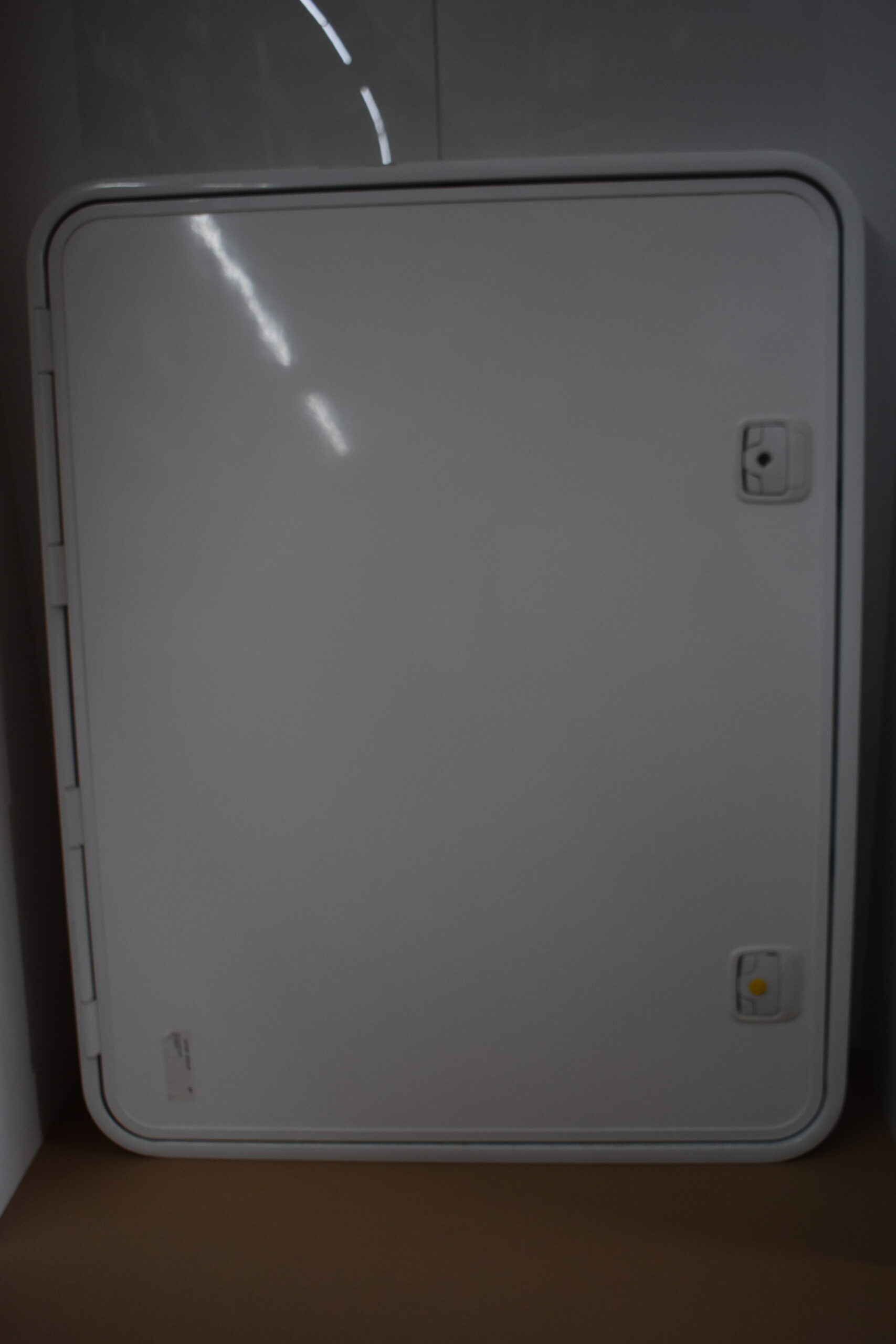 Serviceklappe weiß, 950 x 1200 mm,  RAL 9010 Alu pulverbeschichtet