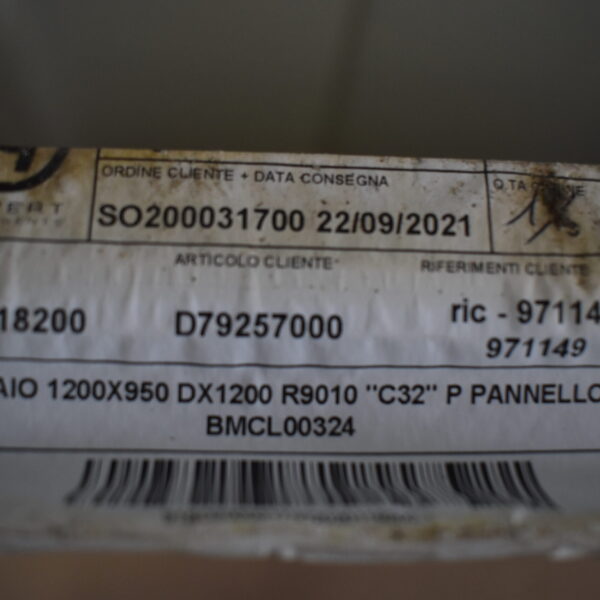 Serviceklappe weiß, 950 x 1200 mm,  RAL 9010 Alu pulverbeschichtet