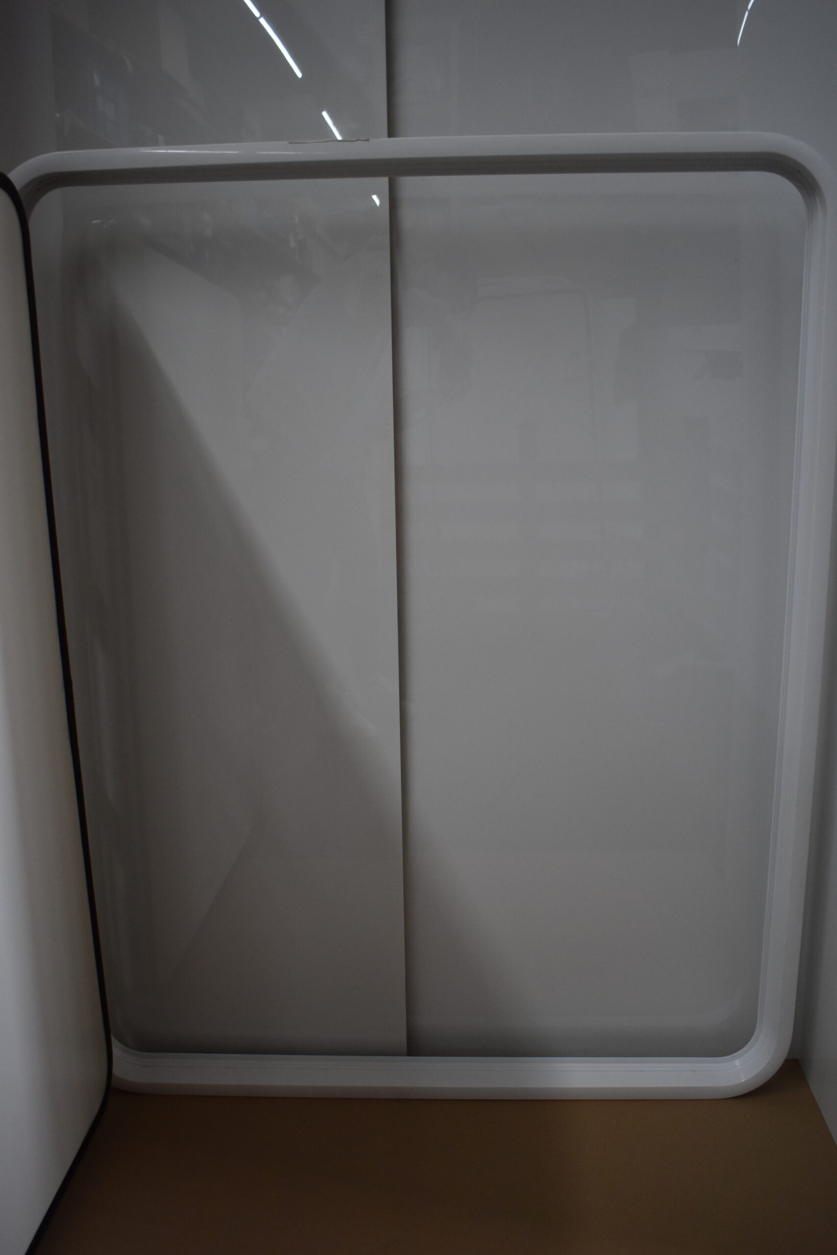 Serviceklappe weiß, 950 x 1200 mm,  RAL 9010 Alu pulverbeschichtet