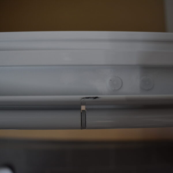 Serviceklappe weiß, 750 x 1220 mm, für Wohnmobil RAL 9010