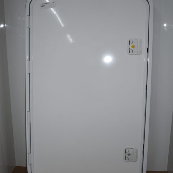 Serviceklappe weiß, 750 x 1220 mm, für Wohnmobil RAL 9010
