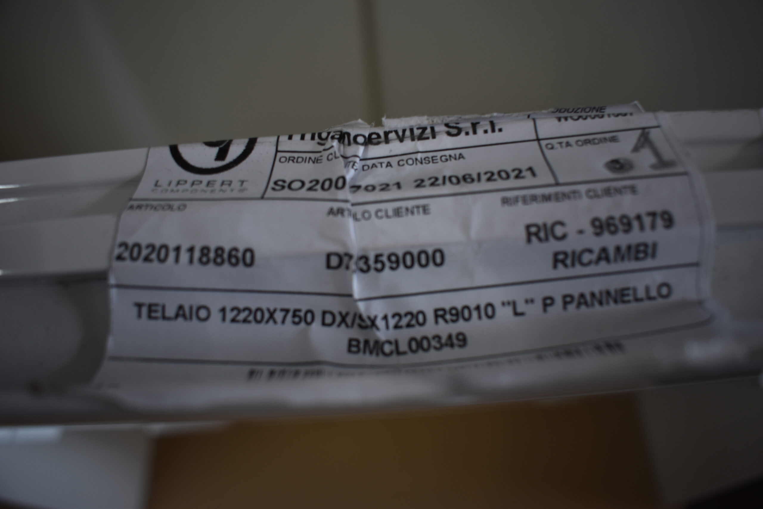 Serviceklappe weiß 750 x 1220 mm, RAL 9010 Alu pulverbeschichtet