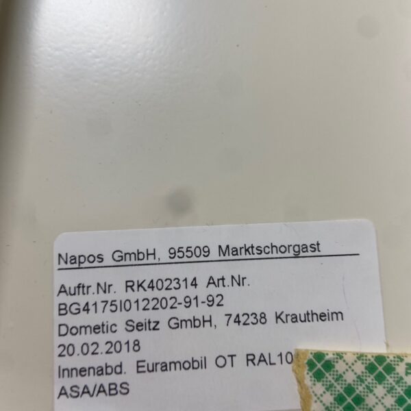 Innenabdeckung oben, Eura Mobil , CaraD 1400 Plus, 81,5 x 69 x 6,5 cm