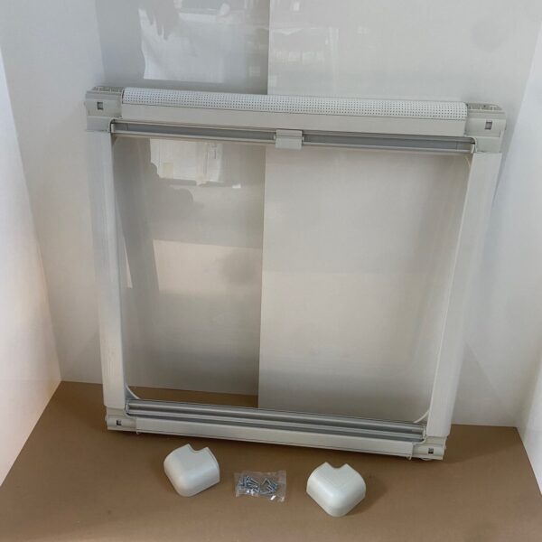 Doppelrollo Fliegenschutz und Verdunklung für Wohnmobilfenster, Remis,600 x 650 mm