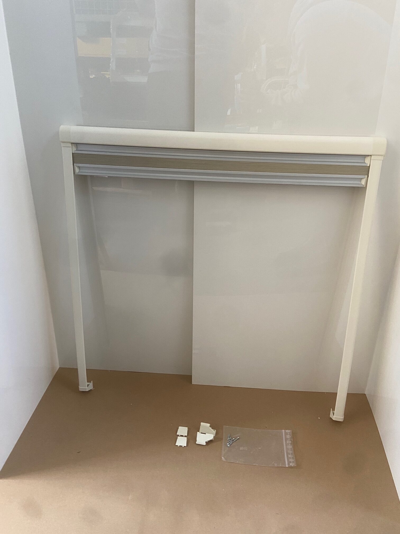 Rollo mit Verdunklung und Fliegenschutz, 800 x 800 mm