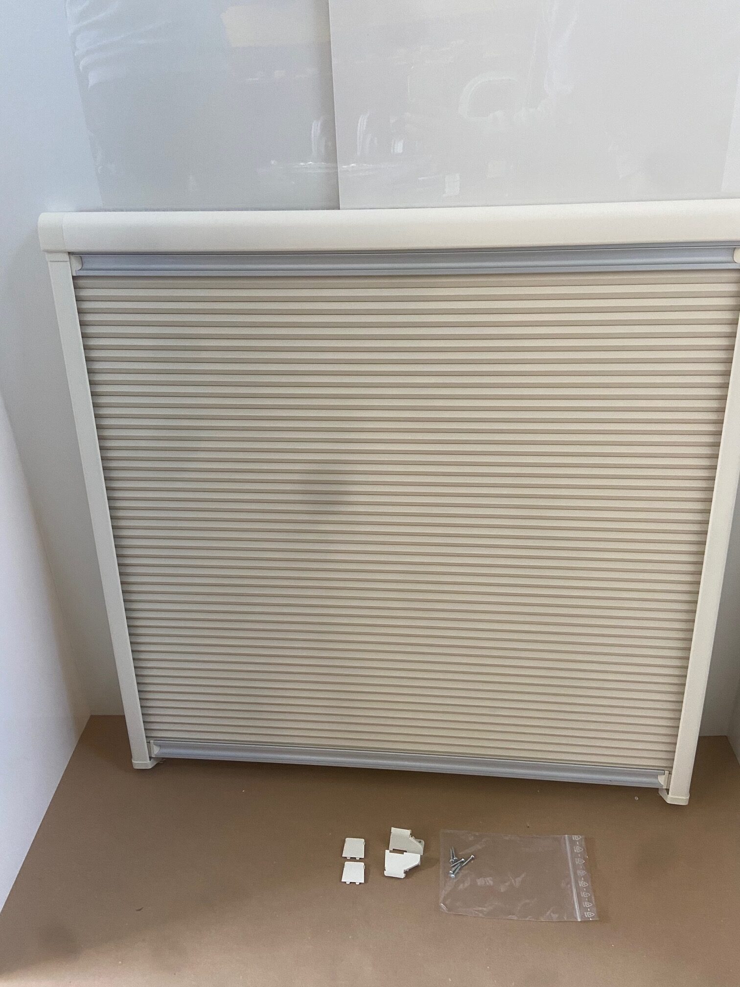 Rollo mit Verdunklung und Fliegenschutz, 800 x 800 mm