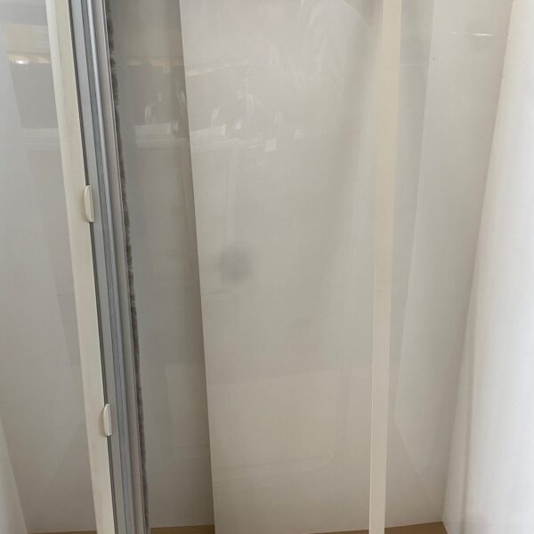 Rollo mit Verdunklung und Fliegenschutz, Remis, RAL 9001, 1300 x 500 mm