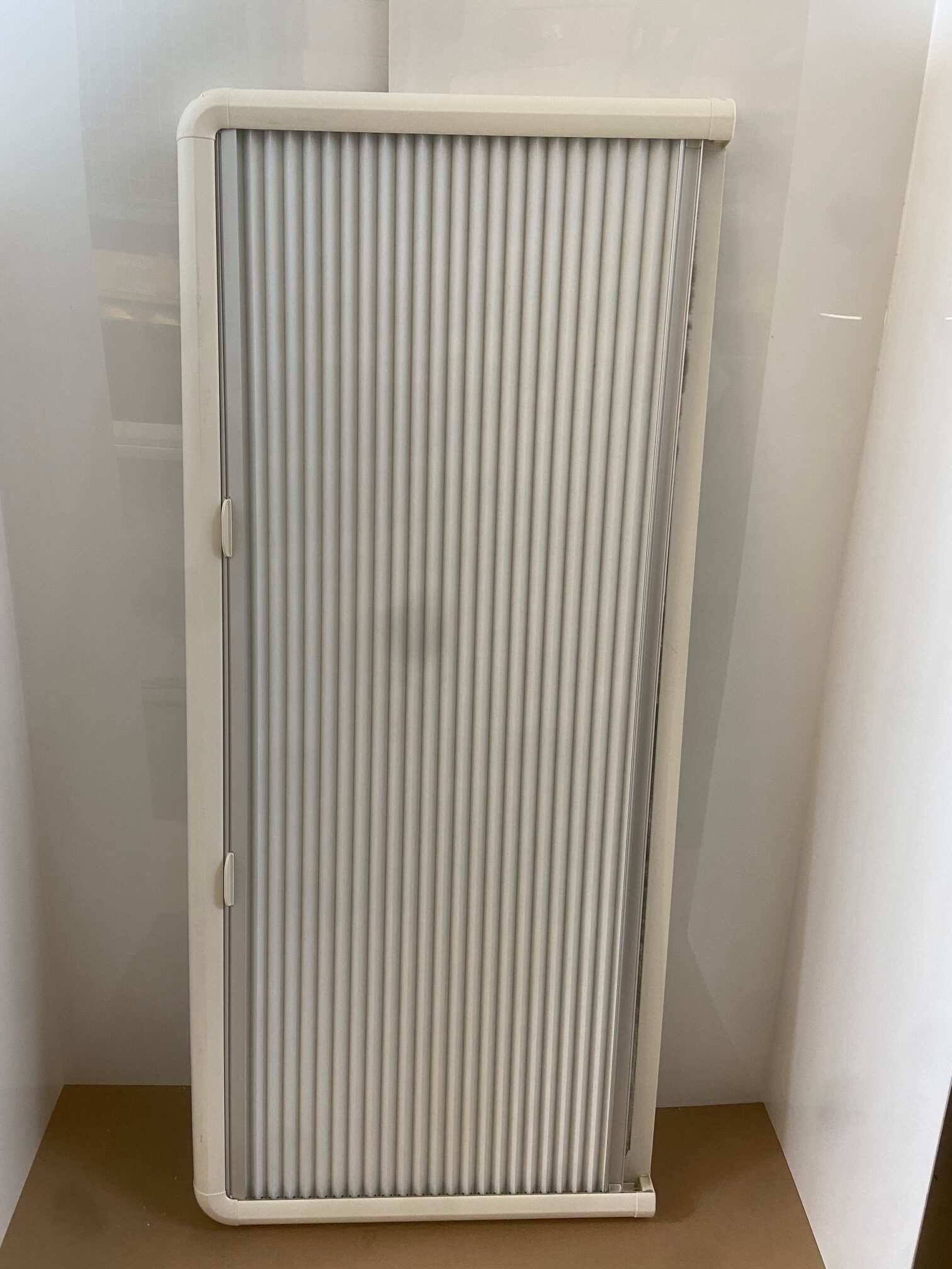 Rollo mit Verdunklung und Fliegenschutz, Remis, RAL 9001, 1300 x 500 mm