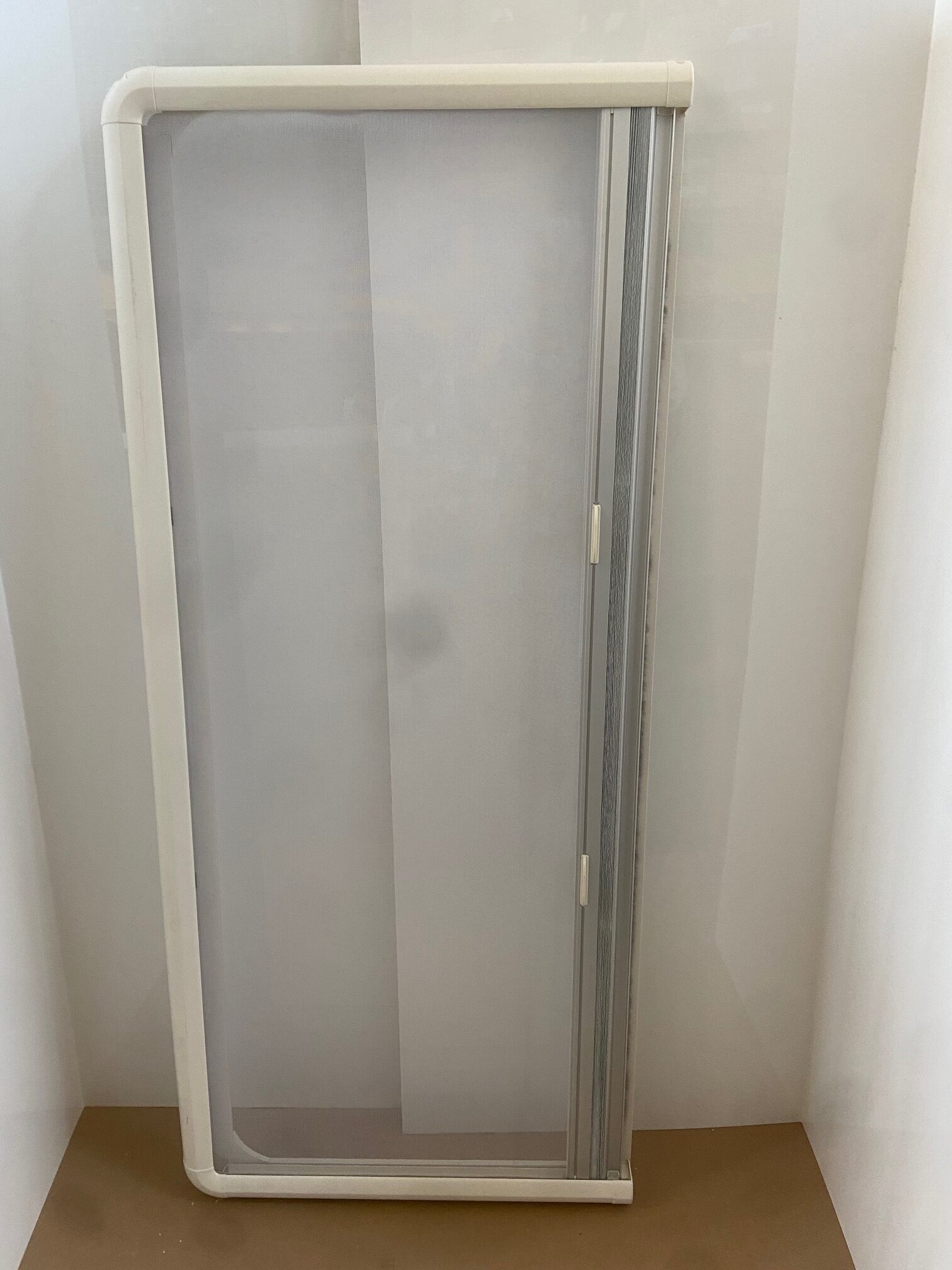 Rollo mit Verdunklung und Fliegenschutz, Remis, RAL 9001, 1300 x 500 mm