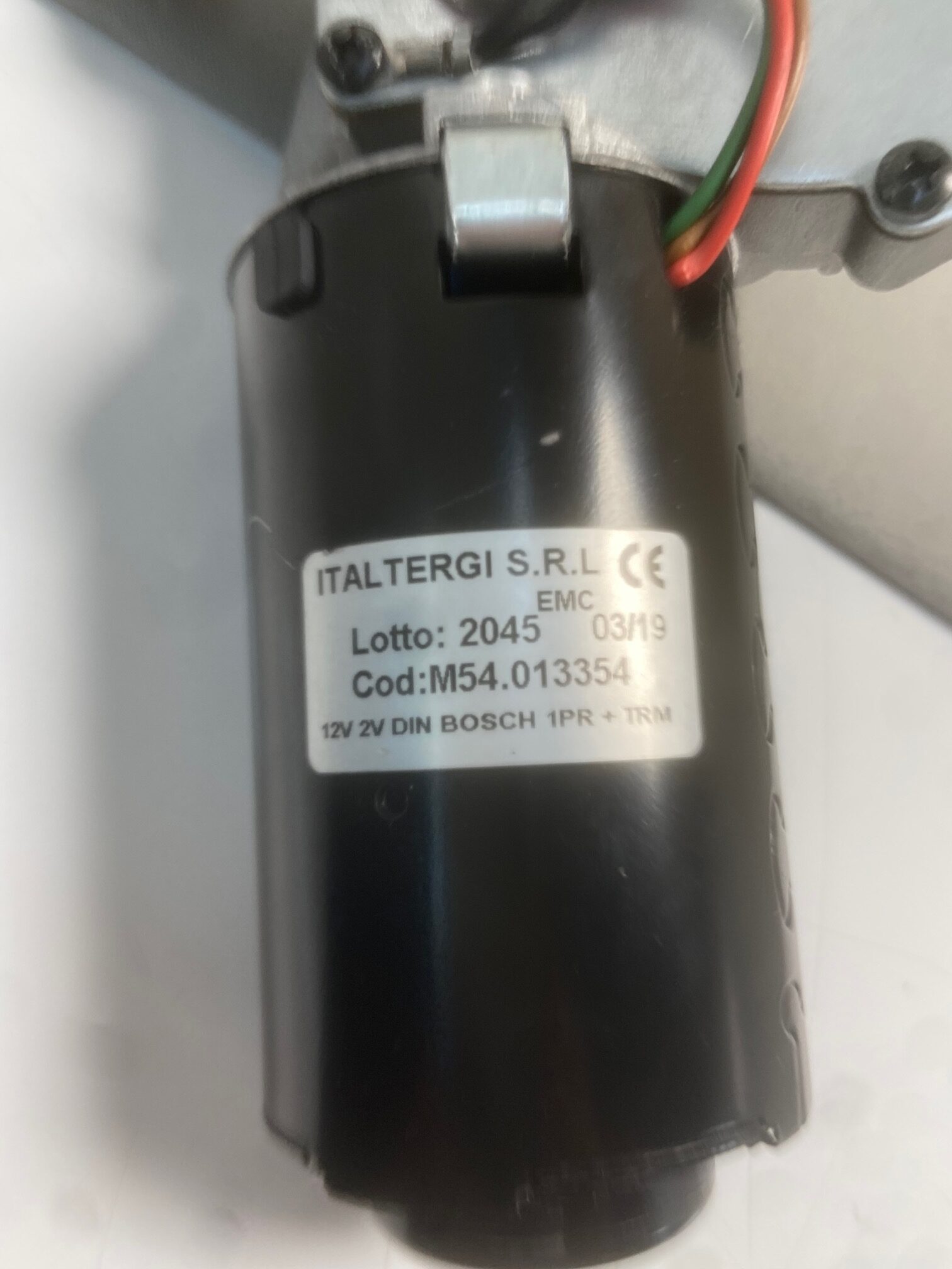 Motor ITALTERGI S.R.L 12V 2V DIN Bosch für Wohnmobil