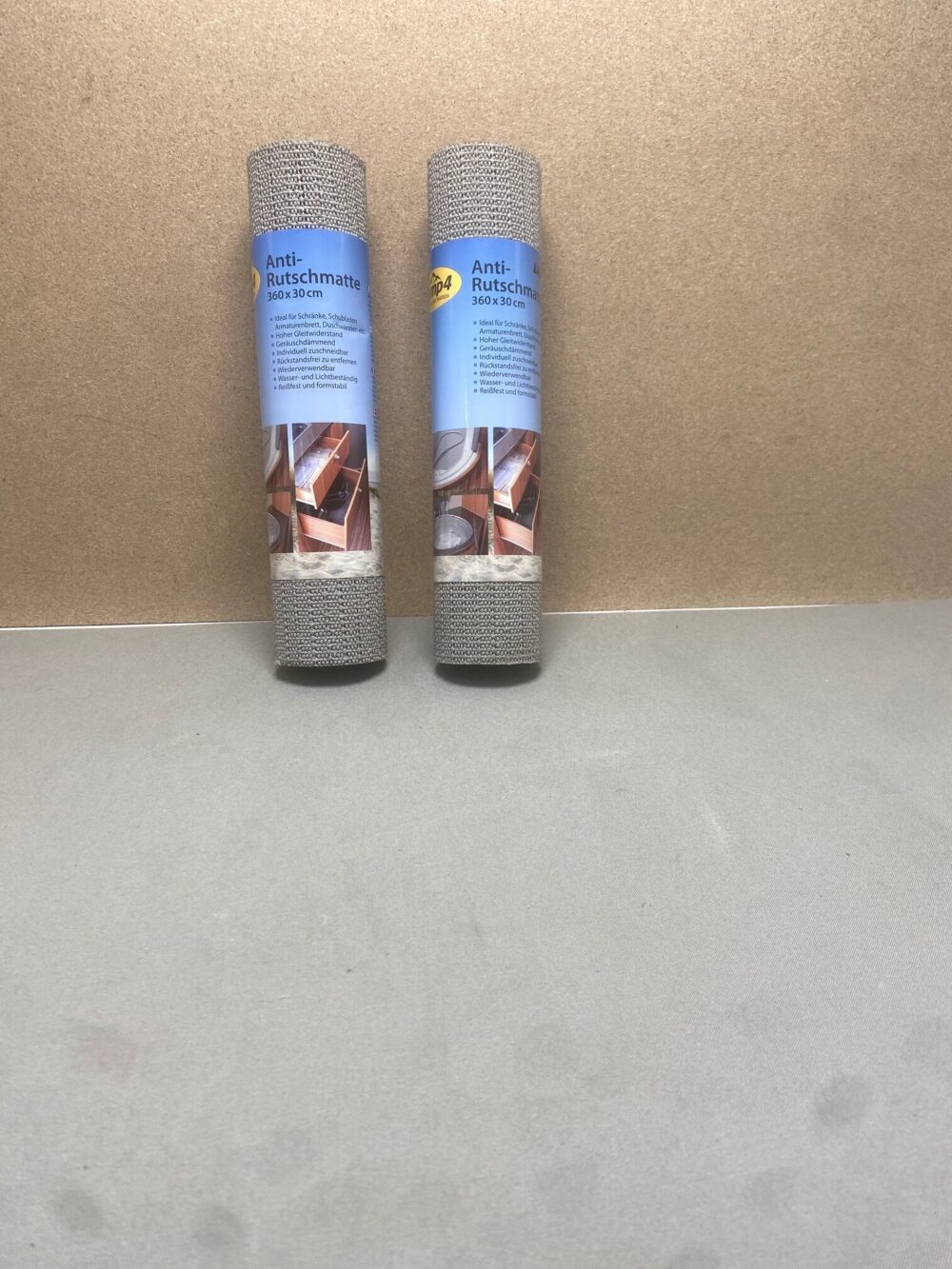 Anti Rutschmatte in grau von Camp 4, Doppelpack , 360 x 30cm