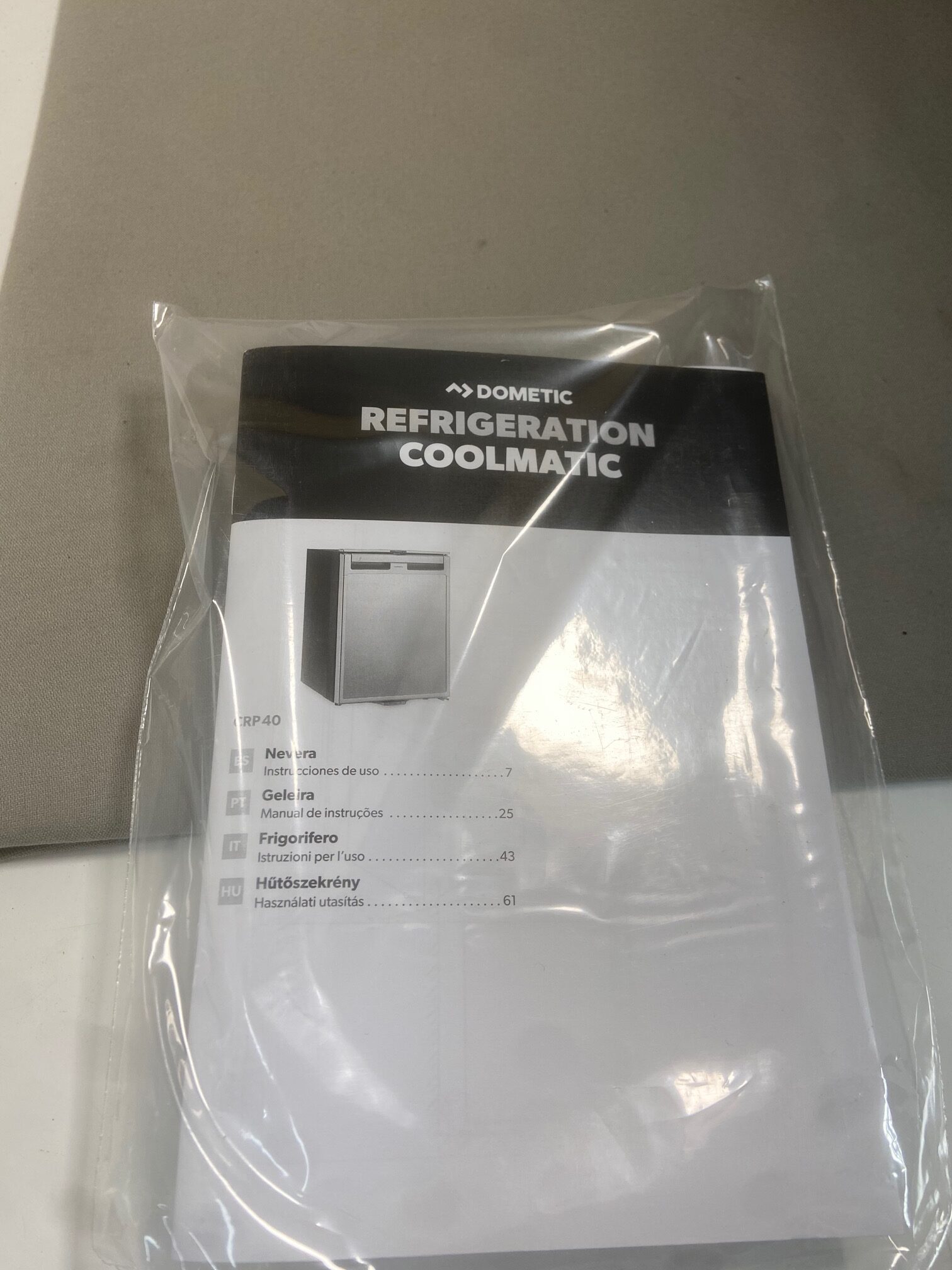 Dometic Kompressor Kühlschrank, Modell CRP-040, Typ CPF-45