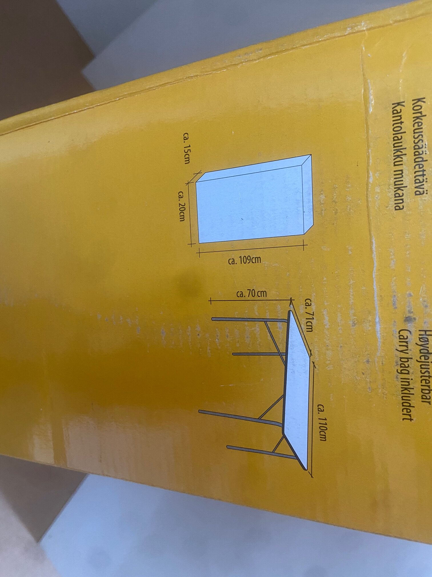 Camping Rolltisch Mendoza von Camp 4, 110 x 71 x 70 cm