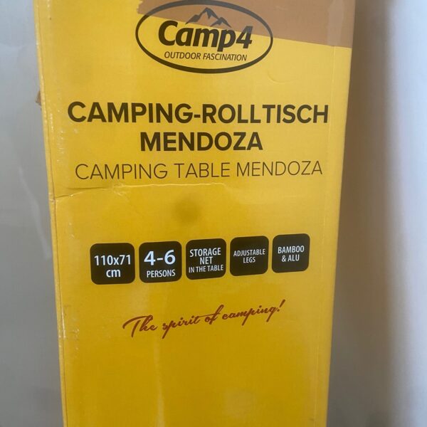 Camping Rolltisch Mendoza von Camp 4, 110 x 71 x 70 cm