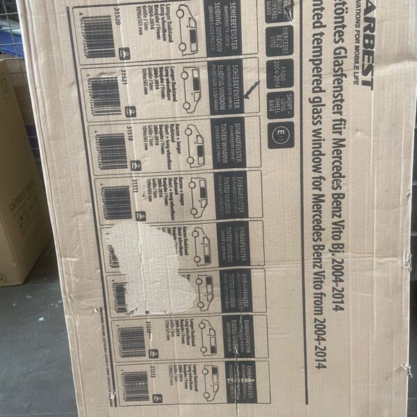 Getöntes Glasfenster für Mercedes Benz Vito Bj. 2004 - 2014
