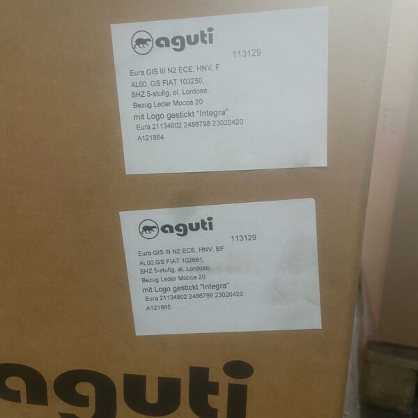 Aguti Sitz Integra, Fahrer + Beifahrerseite, Eura Gis III, Eura Mobil