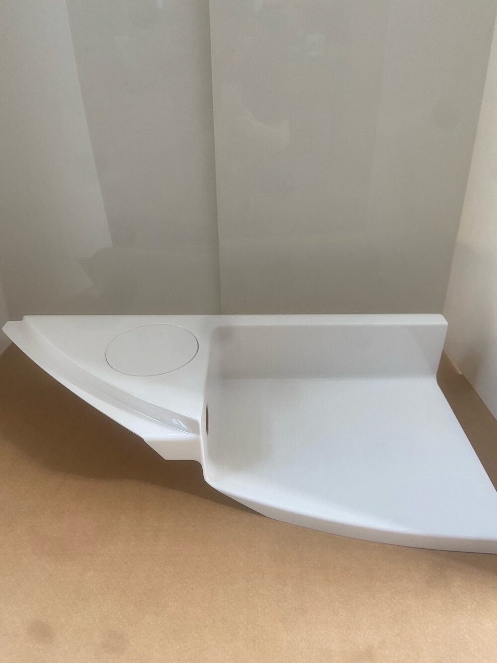 Duschpaneel weiß von Liedtke, ca. 70 x 38 x 15 cm