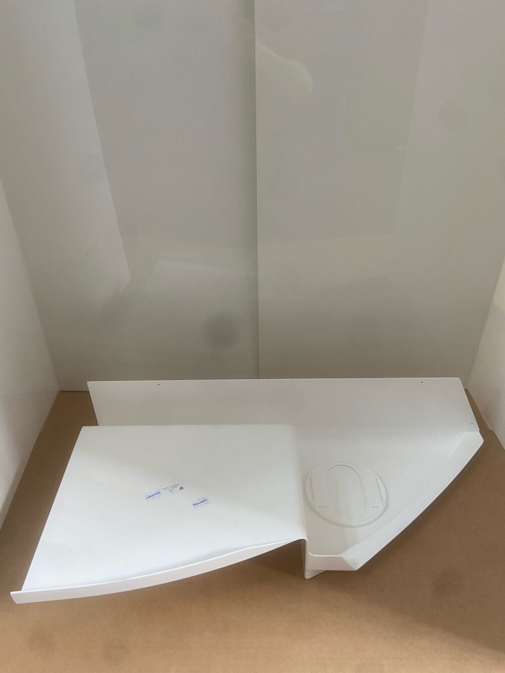 Duschpaneel weiß von Liedtke, ca. 70 x 38 x 15 cm