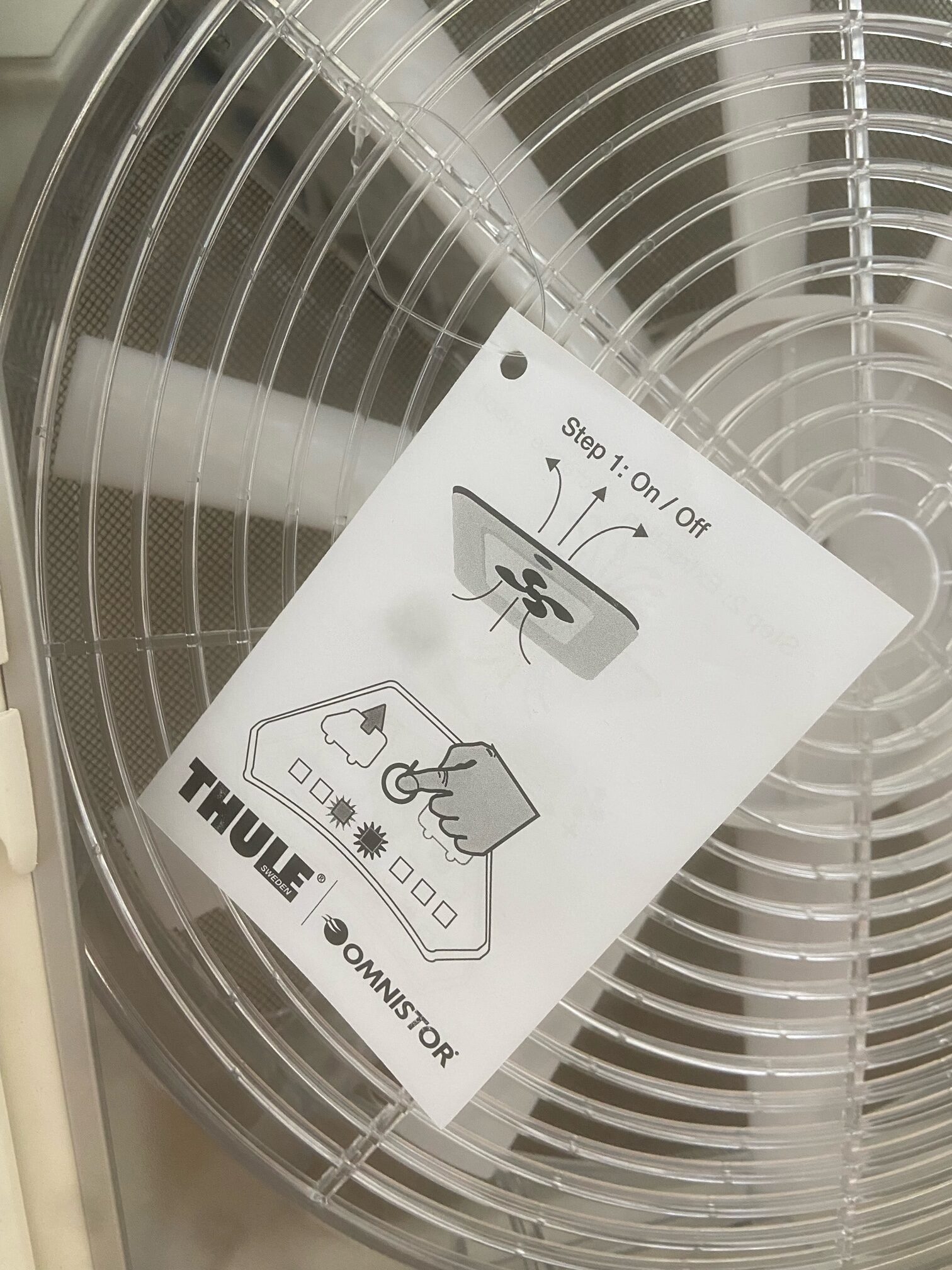 Lüfter von Thule für Wohnmobil, 400 x 400 mm