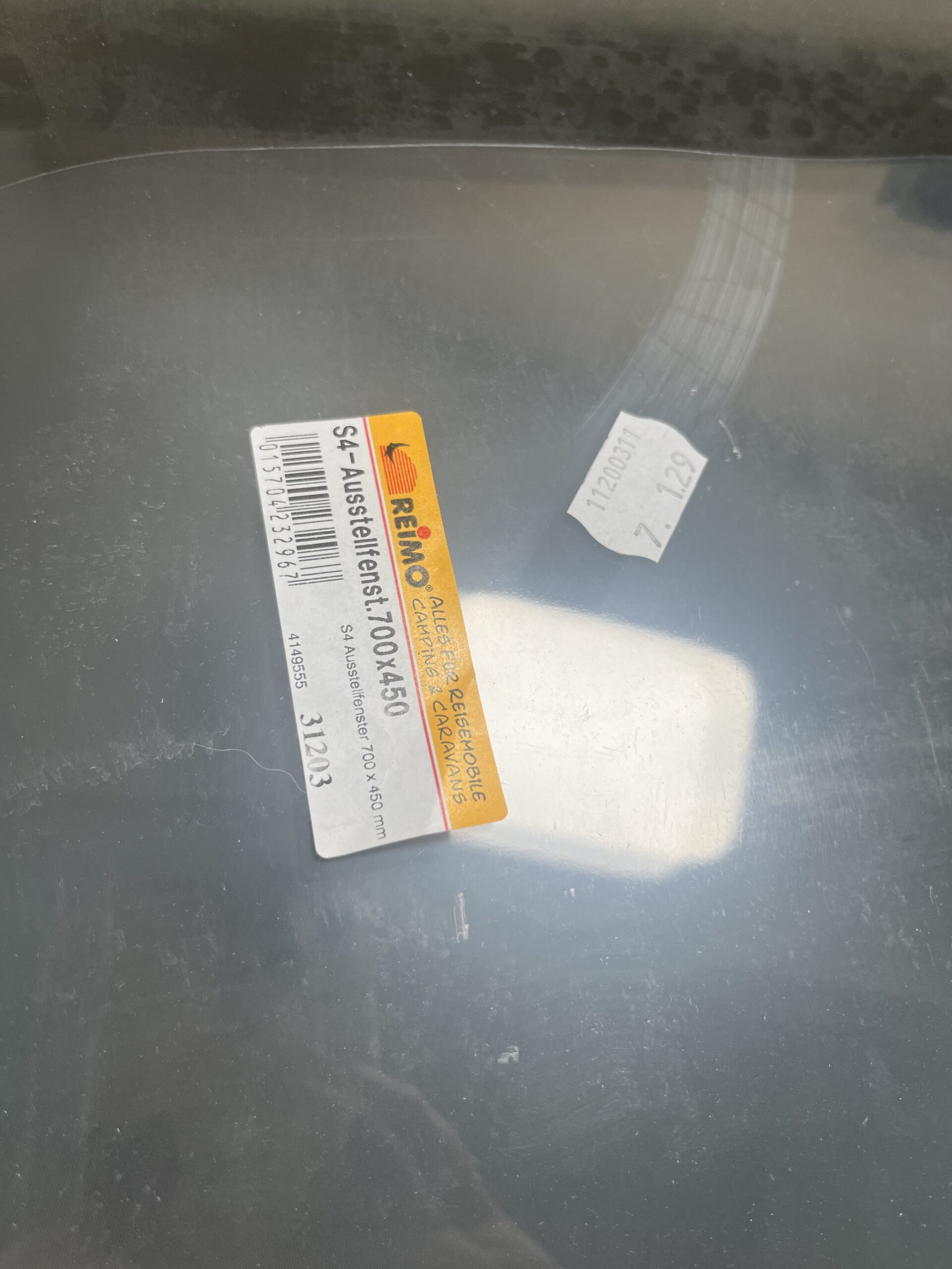 Reimo Ausstellfenster 700x450mm mit Innenrahmen