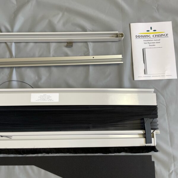 Van Flyscreen Door, Ducato, Boxer, Jumper 2007, RAL 7047