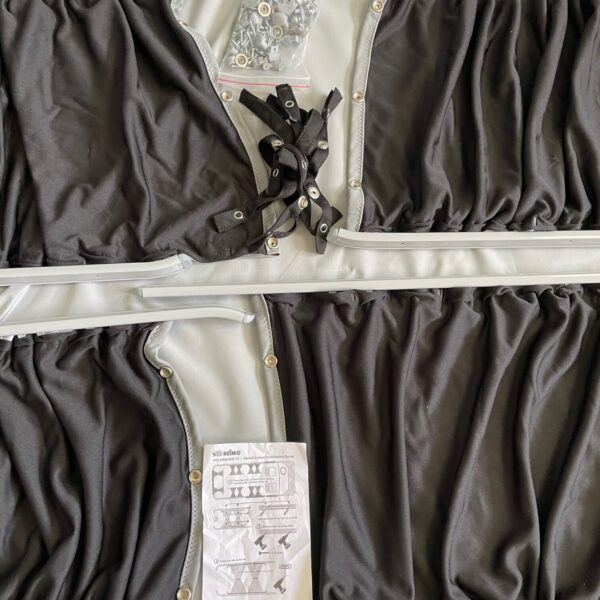 Vorhang Set Vito, Innenverkleidung, Volkswagen T5, grau