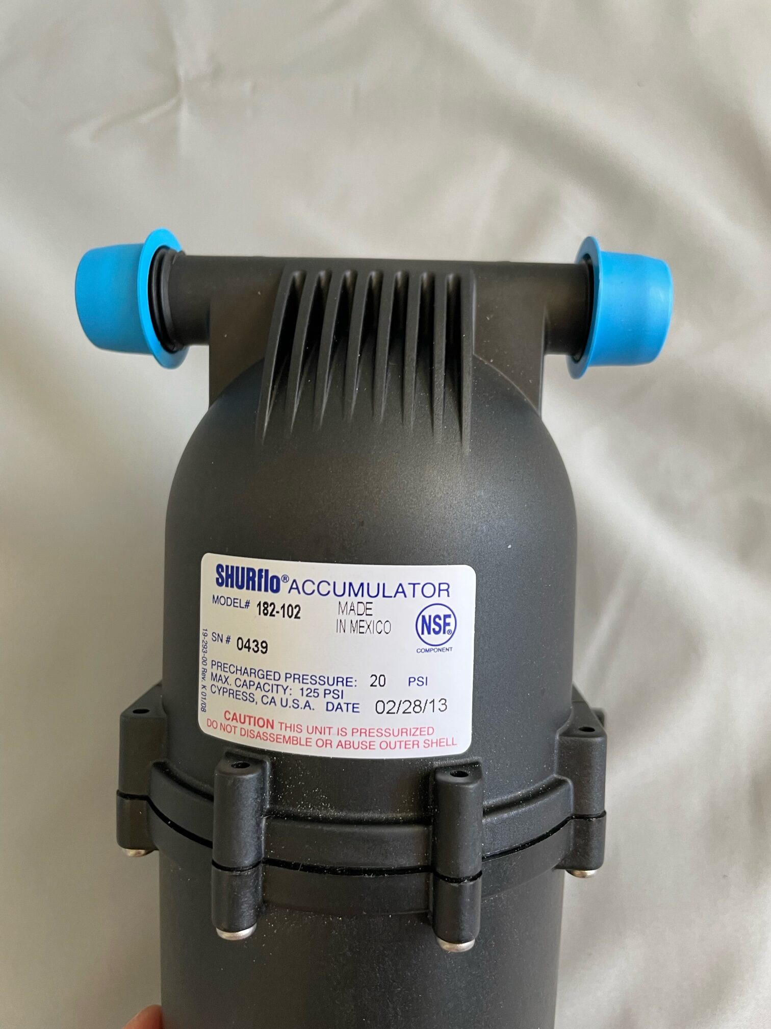 Ausgleichsgefäss Shurflo Accumulator