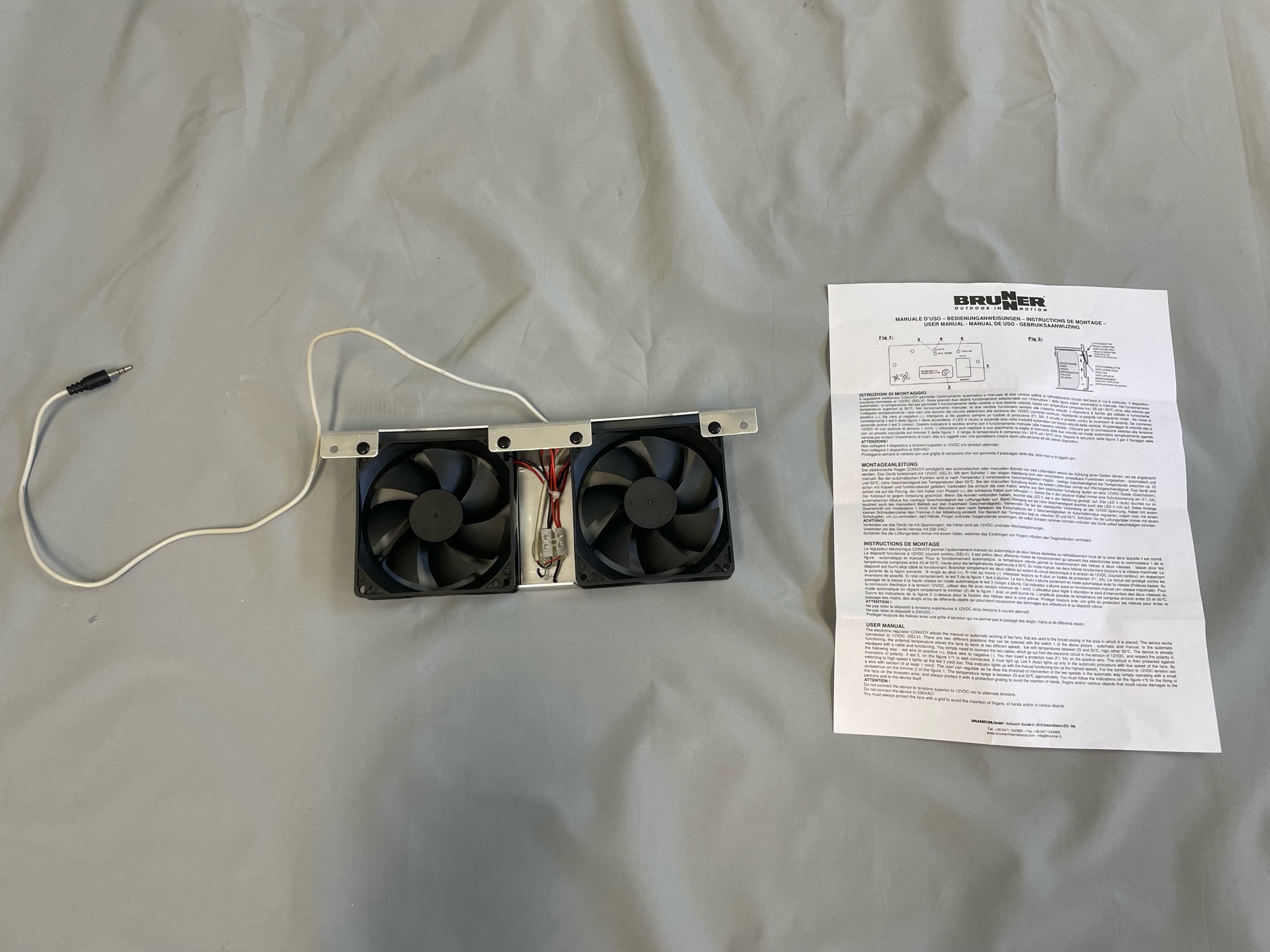 Kühlschrankventilator, Brunner, ca. 26 x 10 x 2,4 cm – Bild 2