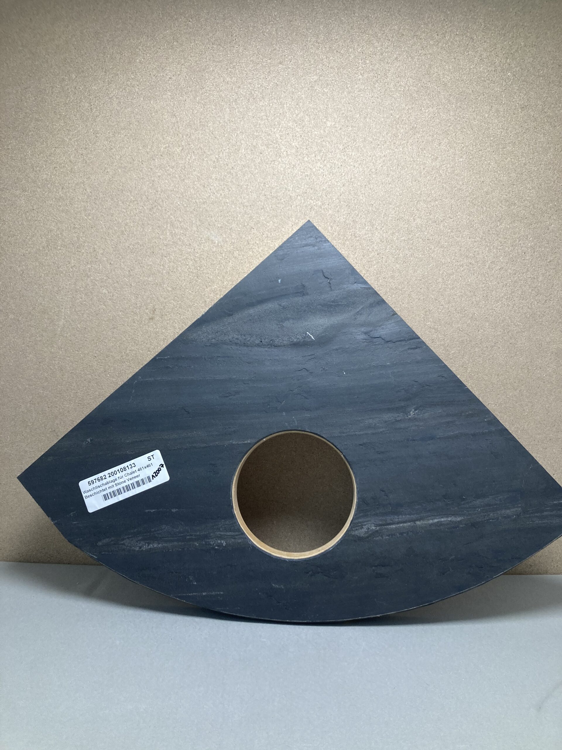 Waschtischablage für Chalet 461x461 Art.-Nr.: 597682200108133 Stone Veneer