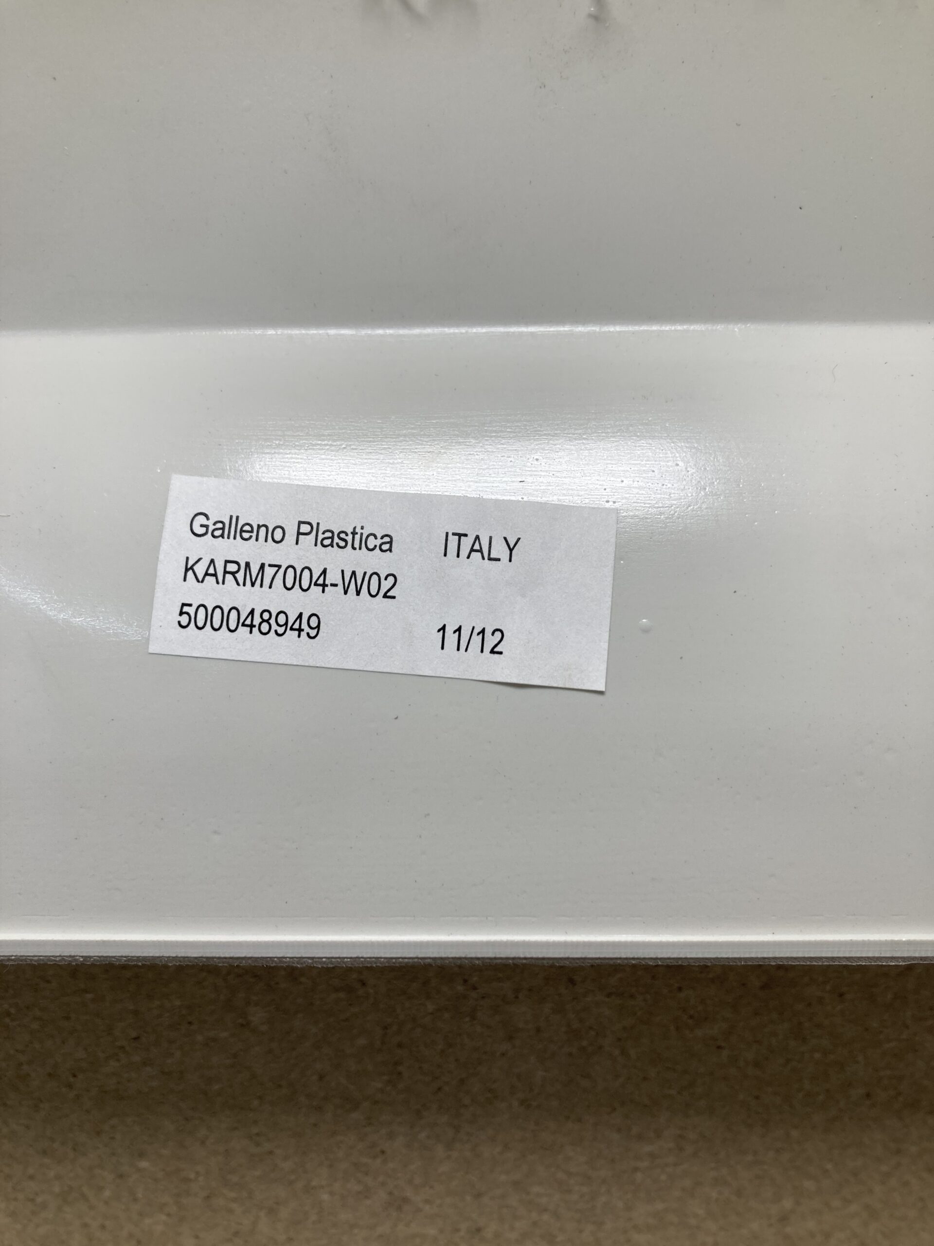 Schürze Einstieg Co 600 Art.-Nr.: 884460500048949 grauweiß neu